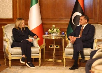 Libyan PM meets with Italian counterpart in Tripoli